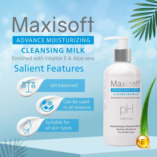 Maxisoft Advance Moisturizing Cleansing Milk | 300 Ml | Pack Of 3