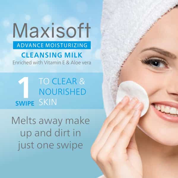 Maxisoft Advance Moisturizing Cleansing Milk | 300 Ml | Pack Of 3