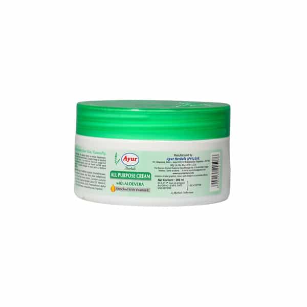 Ayur Herbals All Purpose Cream With Rose & Cucumber I Increses The Blood Circulation I 200Ml