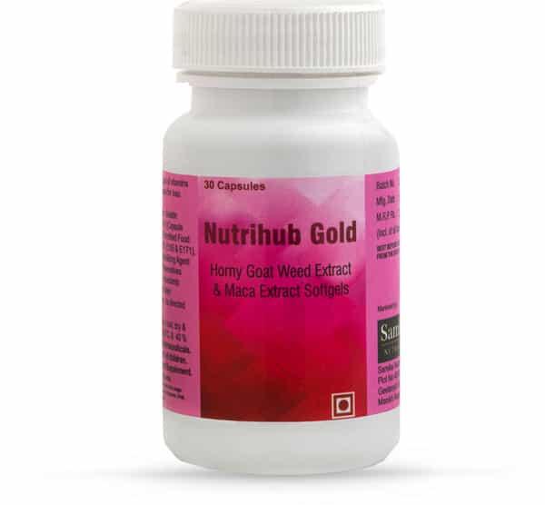 Nutrihub Gold Horny Goat Weed Extract And Maca Extract Softgels - 30 Capsules