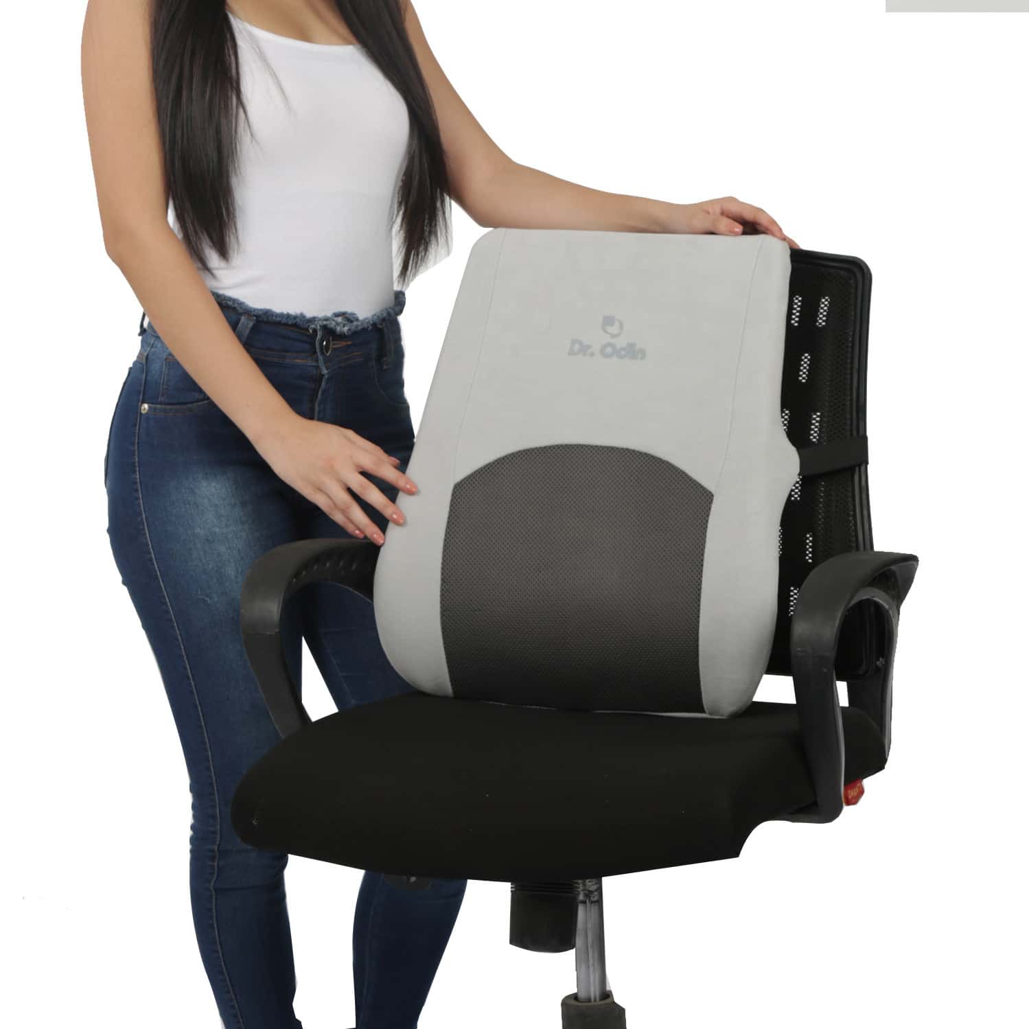 Dr. Odin Back Rest High - Ergonomic Lumbar Support Cushion | Superior Comfort & Posture Correction