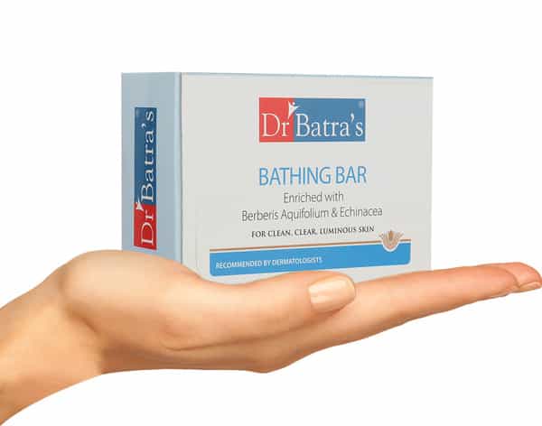 Dr Batra's Bathing Soap Enriched With Berberis Aquifolium & Echinacea - 125 Gm