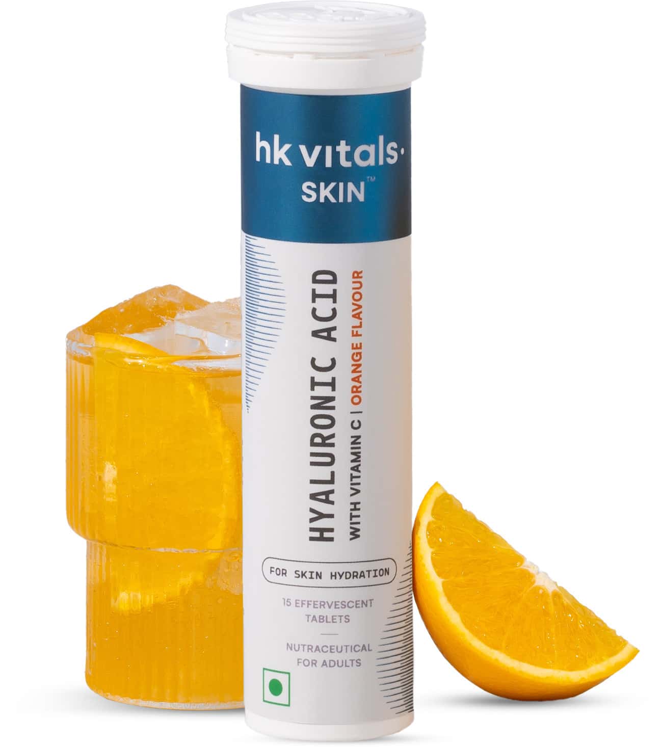 Hk Vitals Hyaluronic Acid (orange | 15 Effervescent Tablets) | 500mg Hyaluronic Acid