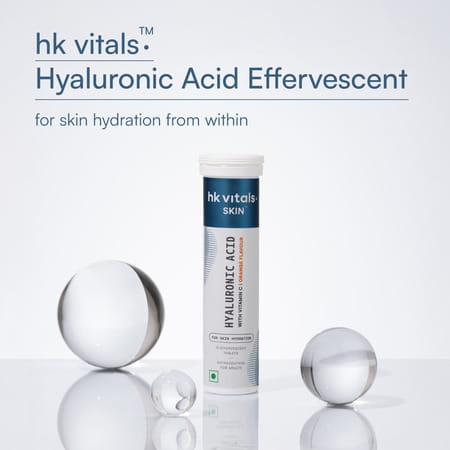 Hk Vitals Hyaluronic Acid (Orange | 15 Effervescent Tablets) | 500mg Hyaluronic Acid