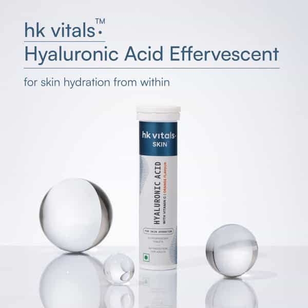 Hk Vitals Hyaluronic Acid (Orange | 15 Effervescent Tablets) | 500Mg Hyaluronic Acid
