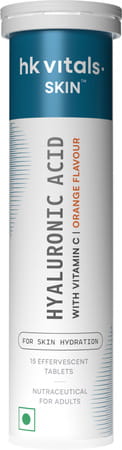 Hk Vitals Hyaluronic Acid (Orange | 15 Effervescent Tablets) | 500mg Hyaluronic Acid