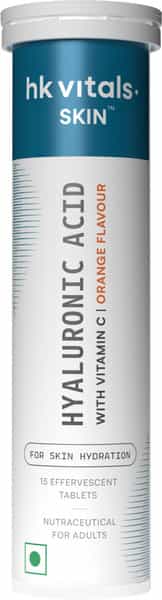Hk Vitals Hyaluronic Acid (Orange | 15 Effervescent Tablets) | 500Mg Hyaluronic Acid