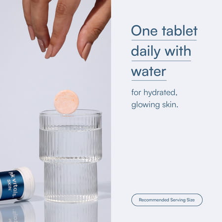 Hk Vitals Hyaluronic Acid (Orange | 15 Effervescent Tablets) | 500mg Hyaluronic Acid