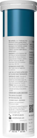 Hk Vitals Hyaluronic Acid (Orange | 15 Effervescent Tablets) | 500mg Hyaluronic Acid
