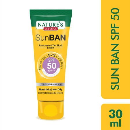 Nature'S Essence Sunban Sunscreen Spf50 30ml (Pack Of 3)