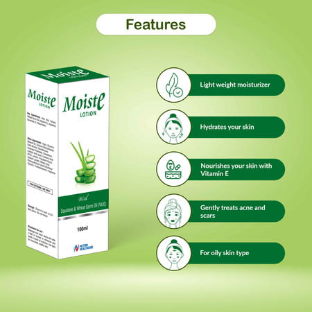 Moiste Aloe - Multi Benefit Pure Aloe Vera Body Lotion - 100ml