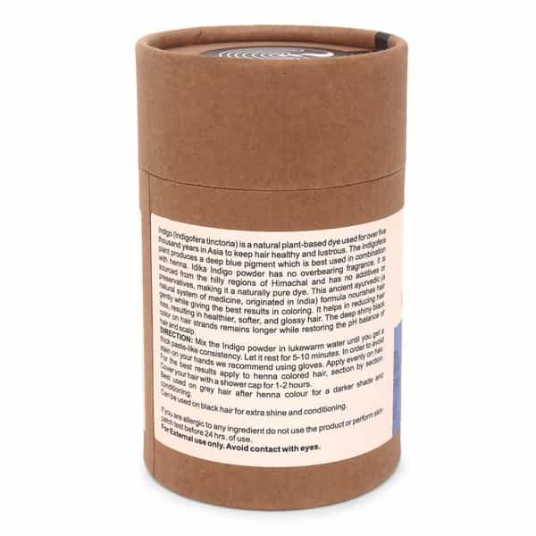 Idika Indigo And Henna Powder 100% Natural Hair Color And Hair Dye And Conditiner 200Gm (Pack Of 2)