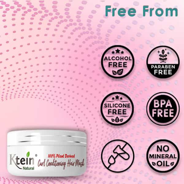 Ktein Natural 100% Plant Derived Curl Conditioning Hair Mask (200Ml)