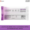 Lacto Calamine Oil Control Face Wipes With Neem, Vitamin B3 And Aloe Vera,White, 60 Count,Pack Of 2