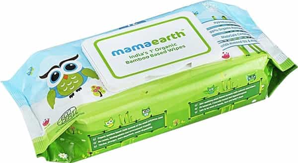 Mamaearth Organic Bamboo Wipes Packet Of 72 'S