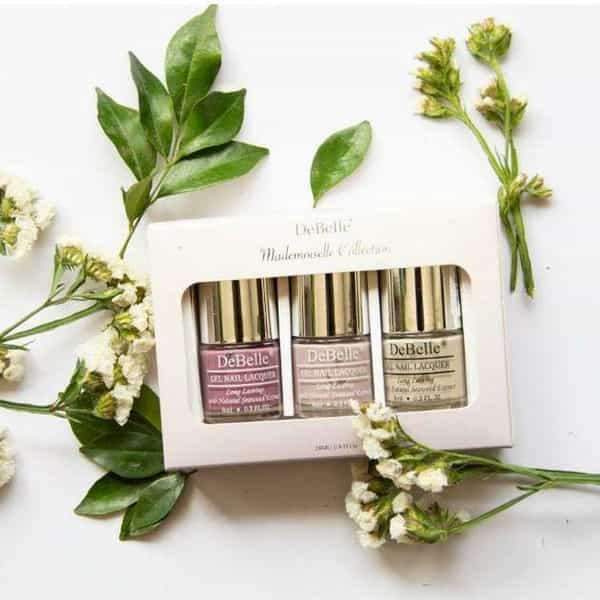 Debelle Mademoiselle Classic Nudes Nail Polish Gift Set Of 3 Laura Aura 24 Ml (8 Ml Each)