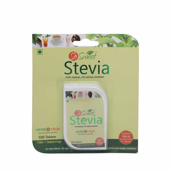 So Sweet Stevia (500) Tablets Dispenser - Sugar Free