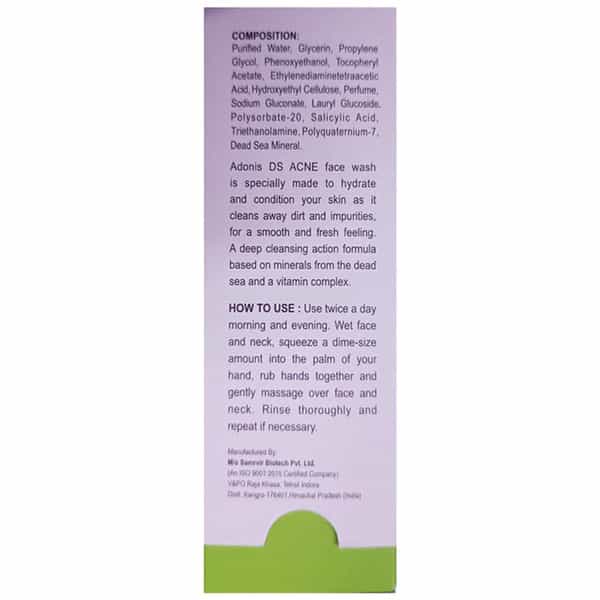 Ds Acne | Anti Acne Face Wash | 100 Ml