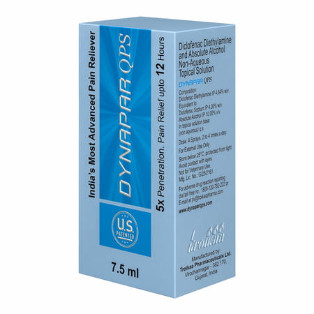 Dynapar Qps Pain Relief Spray For Back | Knee | Muscle & Joint Pain - 7.5 Ml