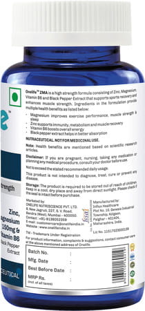 Onelife Zma - 60 Capsules