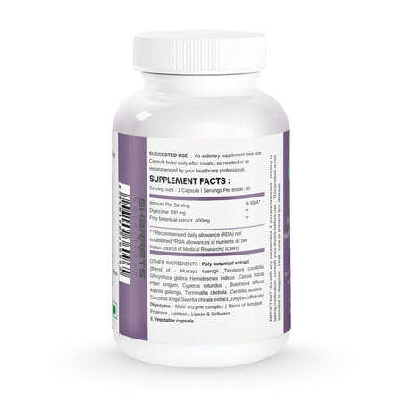 Sharrets Zymo Forte | Gut Health Supplement | Digestive Enzymes - Pack Of 3 | 60 Units Each