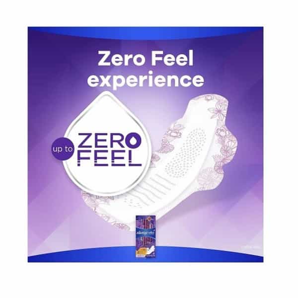 Always Radiant| Size 4| Overnight Sanitary Pads With Wings| Scented| 20 Count
