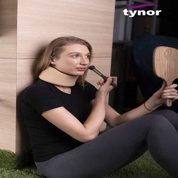 Tynor Cervical Collar Soft Beige Medium 1 Unit