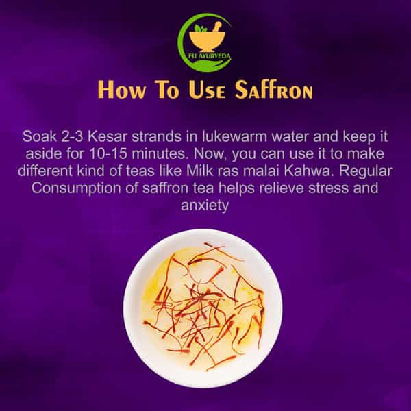Fij Ayurveda Natural & Finest Grade A++ Mongra Saffron Thread Kesar/Zafran For Pregnant Women - 1Gm