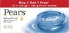 Pears Soft & Fresh Bathing Soap With 98% Pure Glycerine & Mint Extracts (125G X 4)