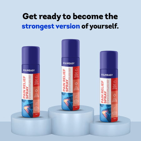 Liveasy Wellness Pain Relief Spray 55gm