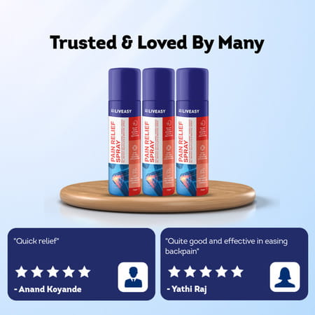 Liveasy Wellness Pain Relief Spray 55gm