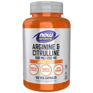 Now Foods Arginine & Citrulline Veg Capsules | 120 Count