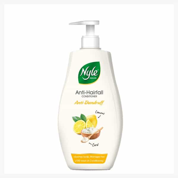 Nyle Naturals 100 Hours Conditioning Anti Dandruff Conditioner, Soothes Scalp & Manages Frizz,180Ml