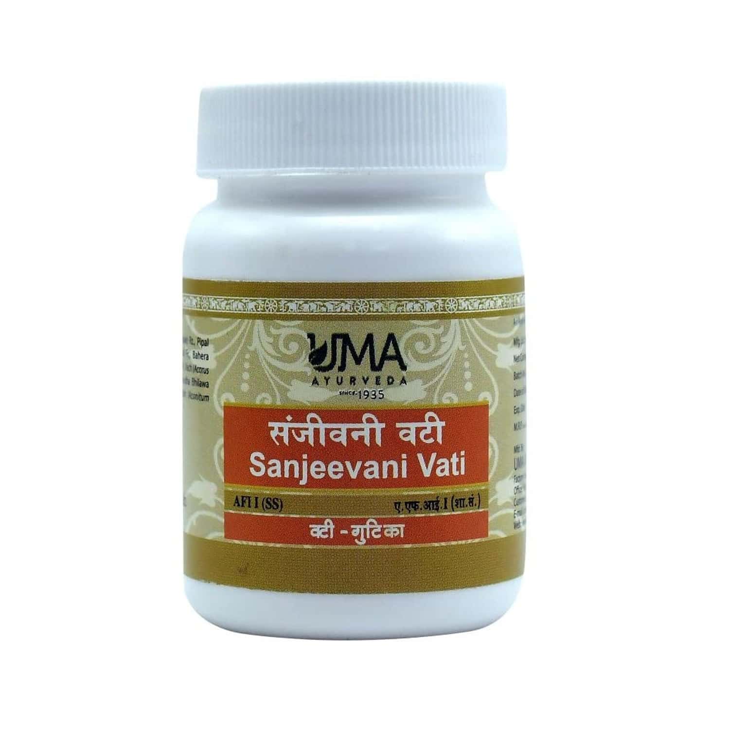 Uma Ayurveda Sanjeevani Vati Ayurvedic Tablets 80 Tab