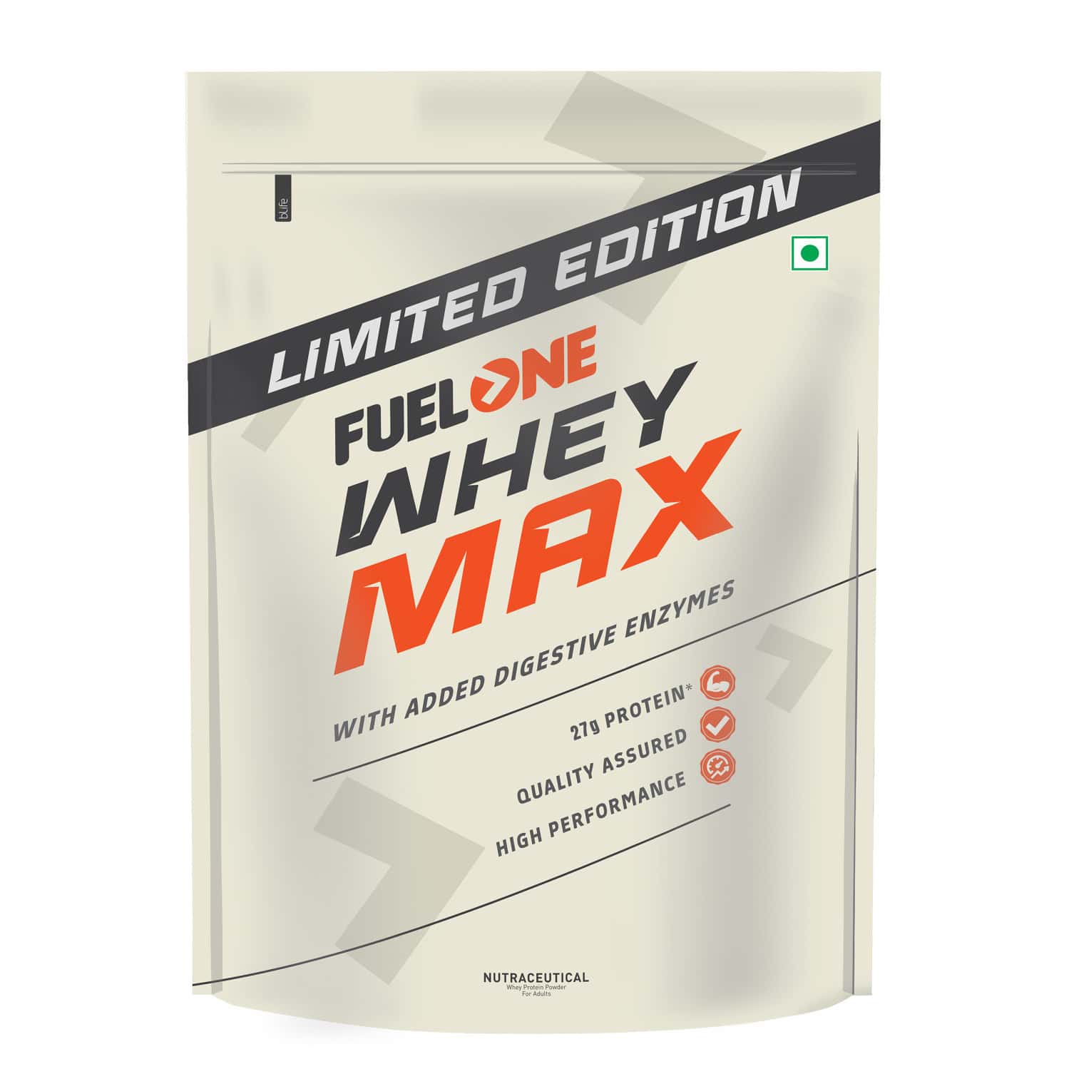 Fuel One Whey Max (rich Chocolate | 1kg / 2.2lbs) | 27g Protein | Whey Protein Concentrate