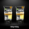 Garnier Men Turbo Bright Double Action Face Wash | Deep Cleansing Anti Pollution | 150G (Pack Of 2)