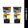 Garnier Men Turbo Bright Double Action Face Wash | Deep Cleansing Anti Pollution | 150G (Pack Of 2)