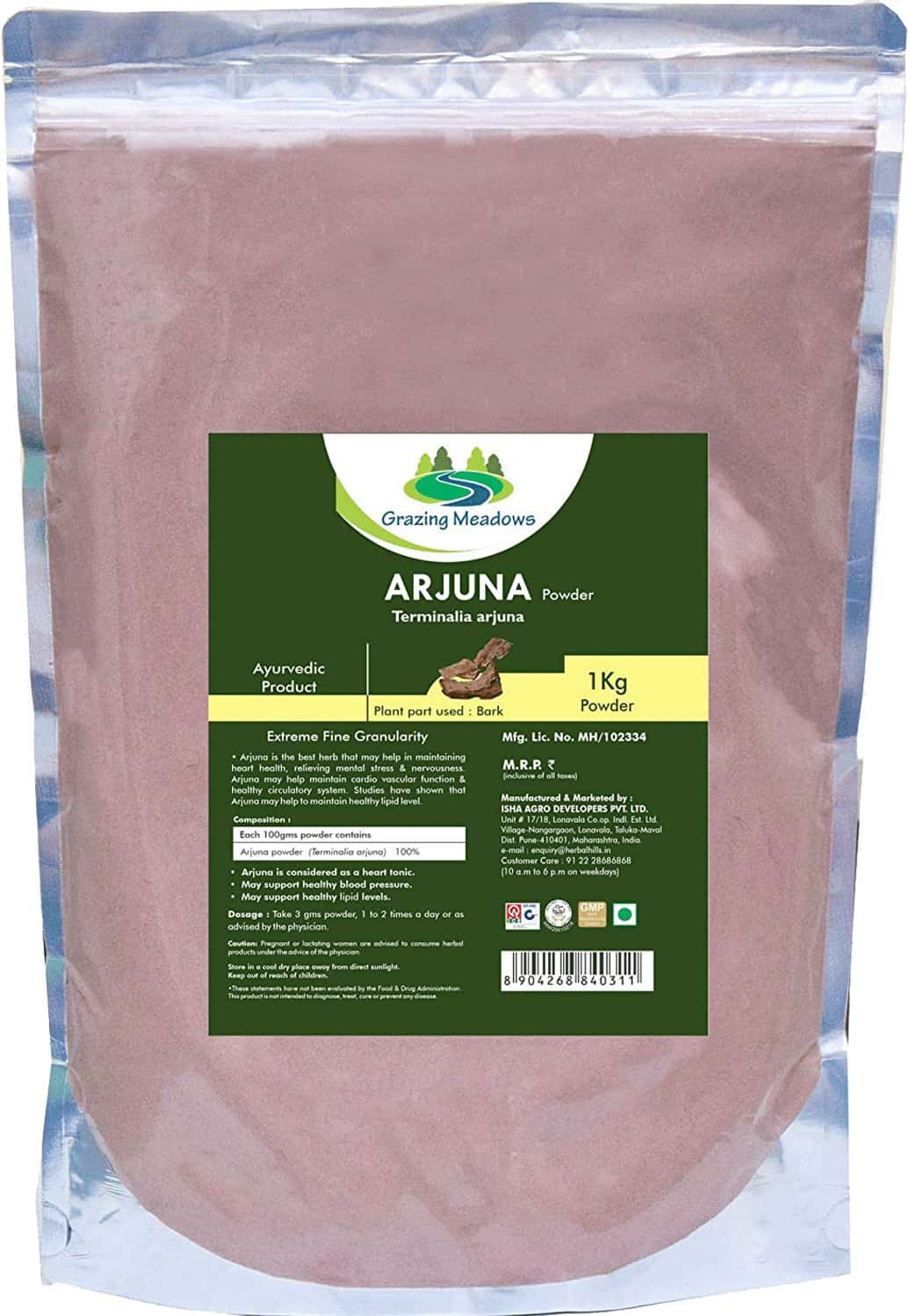 Grazing Meadows Arjuna Powder - 1 Kg (Pack Of 5)