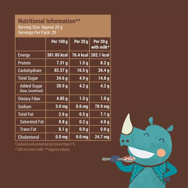 Slurrp Farm Choco Crunch Chocolate Cereal Ragi Stars And Moon 400G
