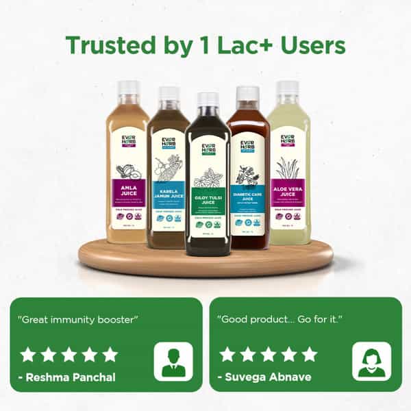 Everherb Amla Juice - Rich In Vitamin C - Natural Immunity Booster - 1L Bottle (By Pharmeasy)