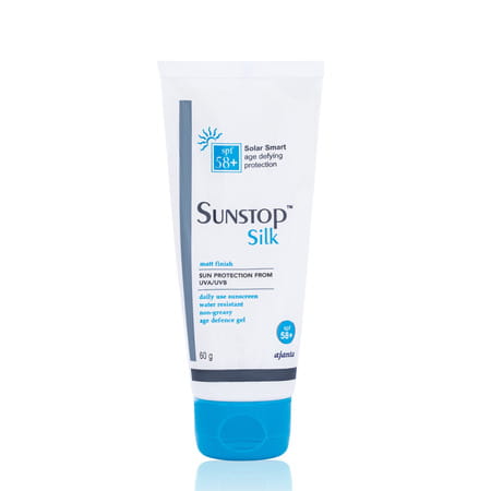 Sunstop Silk Matt Finish Spf 58+ Gel Sun Protection From Uva/Uvb - Tube Of 60g