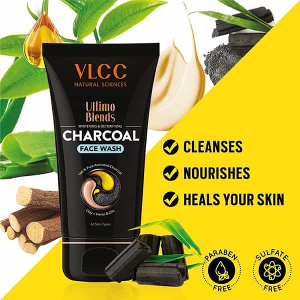 Vlcc Ultimo Blends Whitening & Detoxifying Charcoal Face Pack - 100 Gm