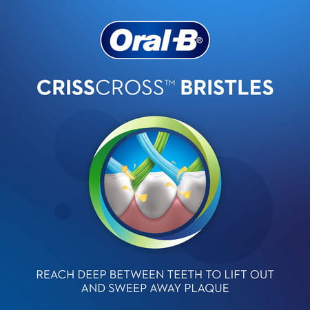 Oral B Criss Cross Adult Manual Toothbrush Anti-Plaque With Neem Extract | Soft (Buy 2 Get 2 Free)