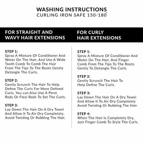 Streak Street Clip-In 20" Curly Dark Brown Side Patches With Copper Highlights (5Pcs Set)