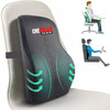Chevalier Lumbar Support Backrest Compatible With Car | Office Chair - Universal Size - Black