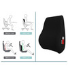 Chevalier Lumbar Support Backrest Compatible With Car | Office Chair - Universal Size - Black