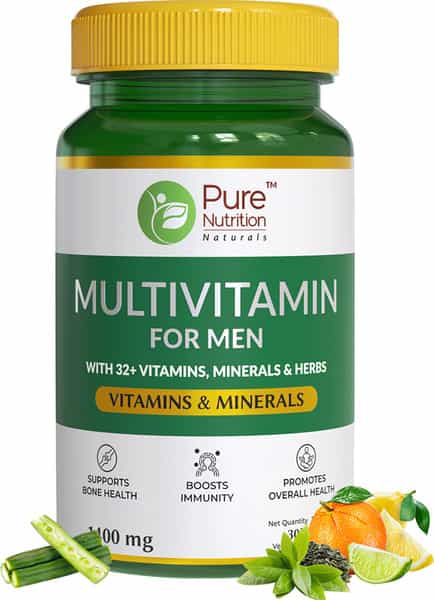 Pure Nutrition Multivitamin For Men L Men`S Multivitamin For Energy And Immunity - 30 Tablets