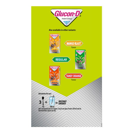 Glucon-D Nimbu Pani With 3 Benefits Of Energy | Recovery | And Immunity | 400 G