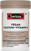 Swisse Ultiboost Vegan Calcium+Vitamin D Supplement For Immunity Bones & Muscle Health - 60 Tablets