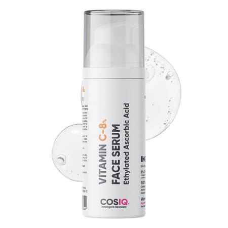 Cos-Iq Vitamin C-8% Face Serum 30ml | Only 2 Ingredients | Safe And Effective